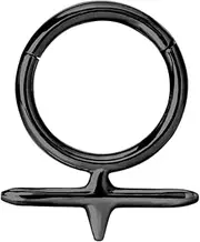ALACLO 16G Cross Septum Rings, Cartilage Earrings for Women Men 8mm 316L Surgical Steel Tragus, Helix, Rook, Daith Piercing Jewelry