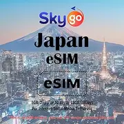 [Gosimcard] Skygo eSIM | Japan (7Days (1GB/Day)) | Total 7GBPrepaid eSIM 500MB 5G Data & Unlimited-Low Speed Data | Data ONLY