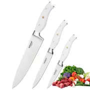 Warmot 3-Piece Ultra Sharp Chefs Knife Set with Gift Box (956-3)