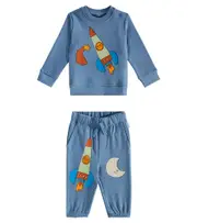 [Stella McCartney Kids] Stella McCartney Kids Baby printed cotton tracksuit M 3 blue