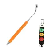 22" Pressure Washer Extension Wand/bend,Stainless Steel 1/4"Quick Connect
