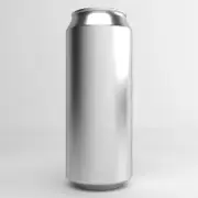 Aluminium Disposable Beer Cans (Empty) Silver Wide Mouth with B64 Lids - 207 Units x 500mL