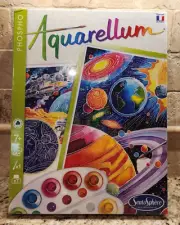 Aquarellum Phospho Cosmos Glow in The Dark Watercolor Painting Kit