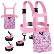 Ski and Snowboard Harness for Kids with Retractable Leash Absorb Bungees Stra...
