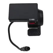 Z-920 LCD Display Dashboard 6 Pin with Accelerator Handle for Electric Scooter Replacement Accessor Black