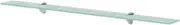 Floating Shelf Storage Shelves Glass Floating Decorative Display Shelf for Home Office Kitchen, Bathroom Glass 39.4"x7.9" 0.3"