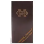 ZeppelinProducts MSSU-IWD4-BRW Mississippi State Secretary Debossed Leather W...