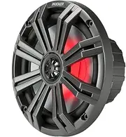 Kicker 45KM84L Marine 8" Coaxial 2 Way W/Led 150 W Charcoal + White Grill