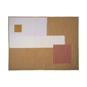 Fabelab 200x150cm Quilted Graphic Blanket Picnic Outdoor Mat Rectangle Caramel