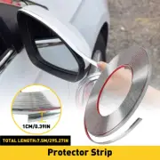 25Ft 10mm Chrome Molding Trim Strip Car Door Body Window Bumper Protector Guard (for: Volkswagen)