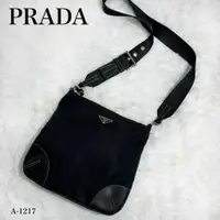 在飛比找蝦皮購物優惠-PRADA 肩背包 Tessuto 皮革 尼龍 日本直送 二