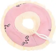 SUPVOX Breathable Guinea Pig Cone Collar Small Pet Recovery Ring Soft Lick Collar Adjustable Size