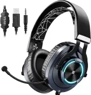 EKSA Gaming Headset with Microphone, Xbox One Headset with Noise Cancelling M...