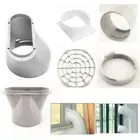 Portable Air Conditioner Window Kit Exhaust Hose Duct Interface Tube Connector