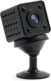 WiFi Camera Security Camera HD Web Camera Video Camcorder DVR with Night Vision Black One Size