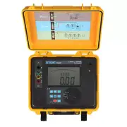 Earth Ground Resistance Detector Soil Resistivity Tester 30kΩ 9000kΩm Data Hold