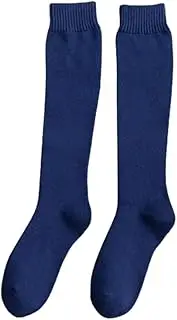 [nonono] HM 3Pairs Men's Winter Compression Stocking Warm Hot Knee High Long Leg Terry Socks Cotton Thicken Cover Calf Socks 1