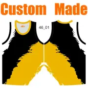 Custom Made Sporting Athletic Singlets Muscle Vest Sleeveless Mesh Tank Tops 46