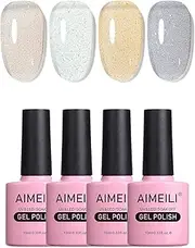 AIMEILI Gel Nail Polish Set Of 4pcs X 10ml - Kit Set 31