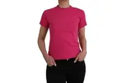 Balenciaga Pink Cotton Crew Neck Short Sleeves Tee Top T-shirt