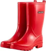 [planone] Mid Calf Rain Boots For Women Waterproof Garden Shoes Anti-Slipping Rainboots for Ladies Comfortable Insoles Stylish Light rain Shoes Outdoor Work Shoes