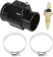 X AUTOHAUX 1 Set Car Engine Coolant Temperature Sensor Switch Radiator Hose Fitting Adapter 38mm 200'F On-185'F Off