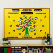 Celebrate Hispanic Heritage Classroom Wall Statement Piece - 45 Pc