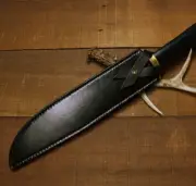 knife blade sheath dagger sword scabbard belt bag cow leather customize Z1023