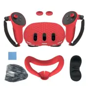 Silicone Case for Meta 3 VR Headset Head Face Cover Eye Pad Handle Grip8674