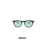 Sunglasses Johnny Depp shiny black green lenses 50% PIFWEAR Depp 9 - 1001-9