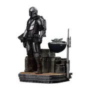 Star Wars The Mandalorian Din Djarin and Din Grogu 1:10 Scale Statue