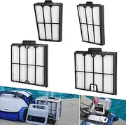 9991467-R4 Ultra Fine Filter Panels Replacement Part Kit Fit For Maytronics Dolphin Active 20 30 40 60, Advantage Ultra, Explorer E30 E50 E70, Proteus DX4, S200 S300 S400, T35, Triton PS Pool Cleaner