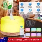 Aroma Aromatherapy Diffuser LED Oil Ultrasonic Air Humidifier Purifier 500ML