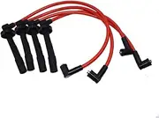 10.2mm Ignition Spark Plug Wire Cable Set D16Z6 D15B7 D15B8 for DX LX CX EX SI 1.5L 1.6L 1992 1993 1994 199 (Component)