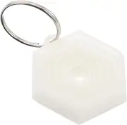 [COLLBATH] Unique 3d Geometric Hexagon Keychain Diy Ornament Keyring Night-glow Feature Perfect for Bags Luggage