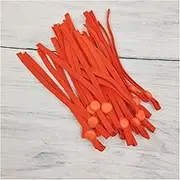 Small Elastic Rope 10/100pcs Adjustable Mask Sewing Elastic Band Cord with Buckle Stretchy Mask Earloop Lanyard Earmuff Rope DIY Making Supplies Elastic Rope for Fitness (Color : Orange, Size : 10pc