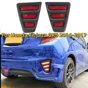 2014-17 Led Rear Bumper Fog Light For Honda Fit Jazz GK5 Warning Light Streamer (for: Honda)