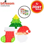 NG360 Christmas Push Pop It Fidget Toy Sensory Stress Relief Christmas Tree Gift