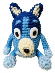 Bluey Heeler Crochet Doll PLUSH figure statue toy Amigurumi handmade dog-USA