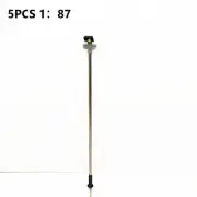 HO Scale 187 Model Railway Playground LED Street Lights Plaza Lamps 5Pcs