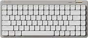 Flow Lite 84 Keys Low Profile Mechanical Keyboard, 75% Swappable Rechargeable Wireless Keyboard with 2.4G Receiver, Bluetooth and Wired Connection for Windows, Mac/Spector Linear Switches (Marble)