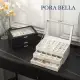 【Porabella】大容量皮革首飾盒 手提珠寶盒旅行旅遊 絨布盒飾品盒 飾品戒指項鍊耳環耳夾收納 透明防水