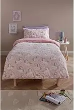 Glow in The Dark Unicorn Single Duvet Cover, Pink