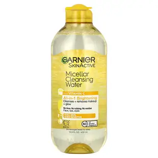 [iHerb] Garnier SkinActive，維生素 C 膠束清潔水，13.5 液量盎司（400 毫升）