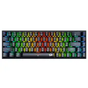 Redragon K633RGB-PRO Ryze Pro 68 Key Bluetooth/2.4Ghz/Wired Tri-Mode Mechanical Keyboard RGB Backlight Red Switch - Black