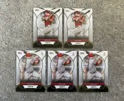 2025 Topps Welcome to the Club "3X MVP" Mike Trout 5-Card Lot w/ #7, 8