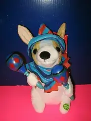 Animated Mariachi Puppy Singing "Macarena" Plush Dog Music Shaking Maracas NEW