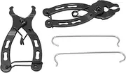 ANKROYU Bike Chain Link Pliers Heavy Duty 2 in 1 Quick Link Opener Closer Remover Tool Steel Bicycle Chain Repair Kit for Mountain Road Bike Maintenance 4pc Set