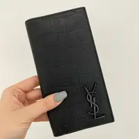 在飛比找PopChill優惠-[二手] for ting【台灣現貨】YSL 鱷魚壓紋羊皮1