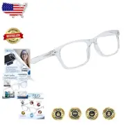 Premium Clear Non-Polarized Reading Glasses for Men & Women - 4.5X Magnification
